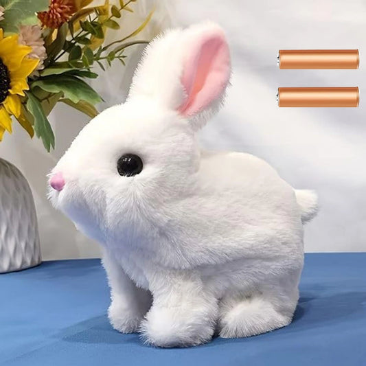 Cute Walking Bunny Toy – Soft Plush Rabbit