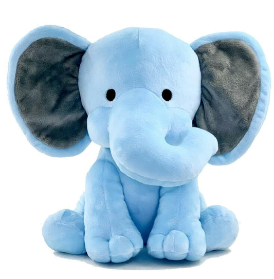 Cute Blue Elephant Plush Toy – Soft Stuffed Animal for Kid
