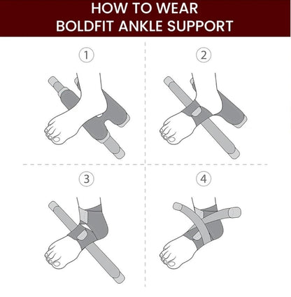Boldfit Adjustable Ankle Support Brace