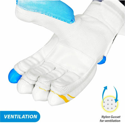 DSC Condor Ruffle Leather Cricket Batting Gloves Both left and right 2pcs
