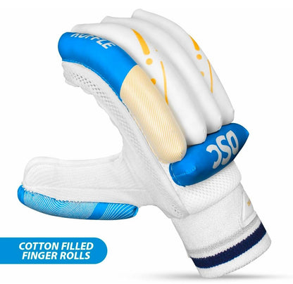 DSC Condor Ruffle Leather Cricket Batting Gloves Both left and right 2pcs