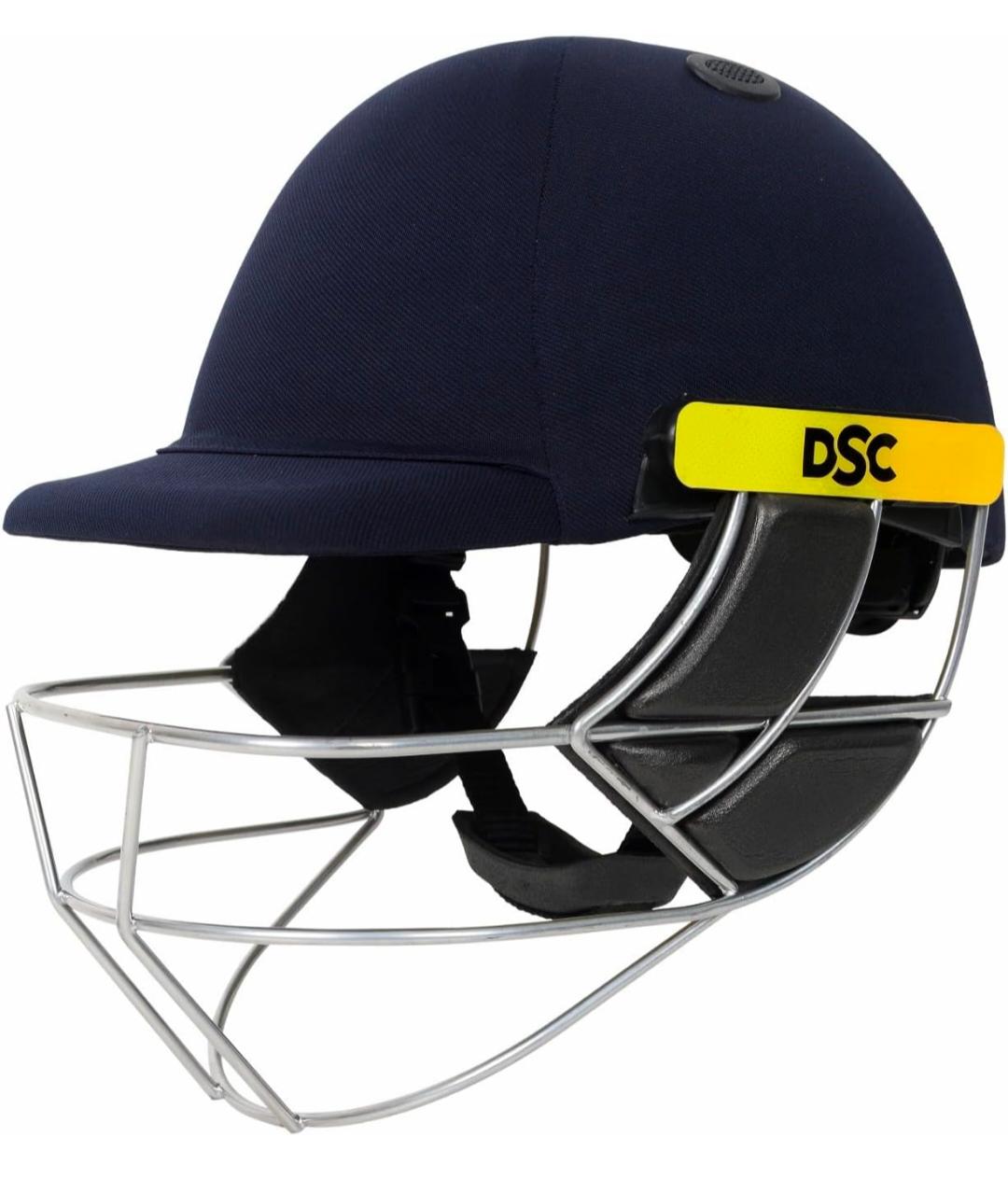 DSC Cricket Helmet with Steel Grill & EVA Foam Padding – Premium Protective Batting Helmet
