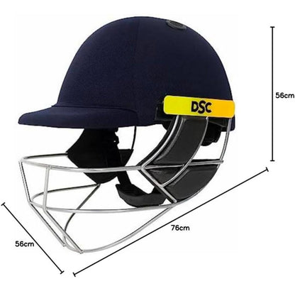 DSC Cricket Helmet with Steel Grill & EVA Foam Padding – Premium Protective Batting Helmet