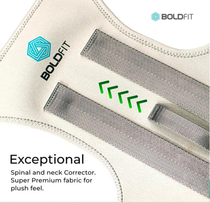 BOLDFIT Orthopaedic Clavicle Brace & Posture Corrector for Men & Women | Back Support Belt for Shoulder & Spine Alignment