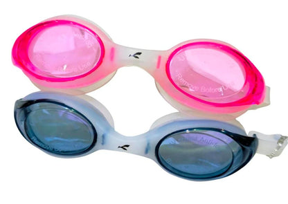 KONEX Anti-Fog Swimming Goggles with UV Protection & Adjustable Strap