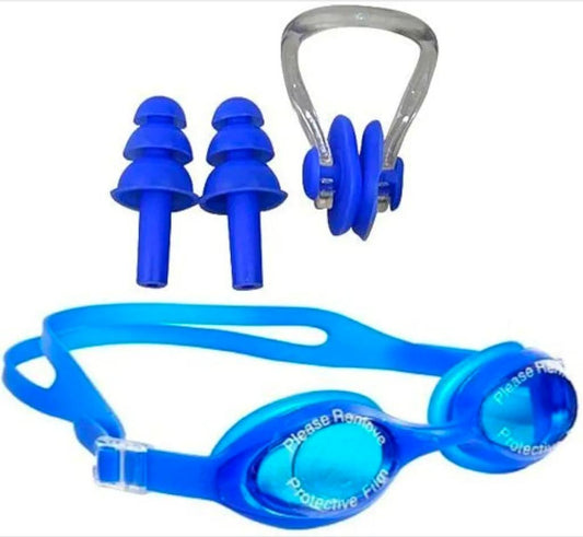 MAXX SPORTS Anti-Fog Swimming Goggles with UV Protection & Adjustable Strap