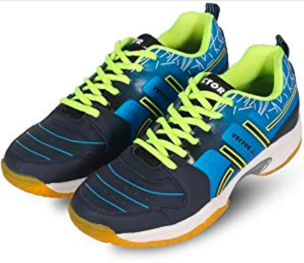 Vector X Men’s Sports & Badminton Shoes – Lightweight, Non-Marking Sole, Anti-Slip Grip