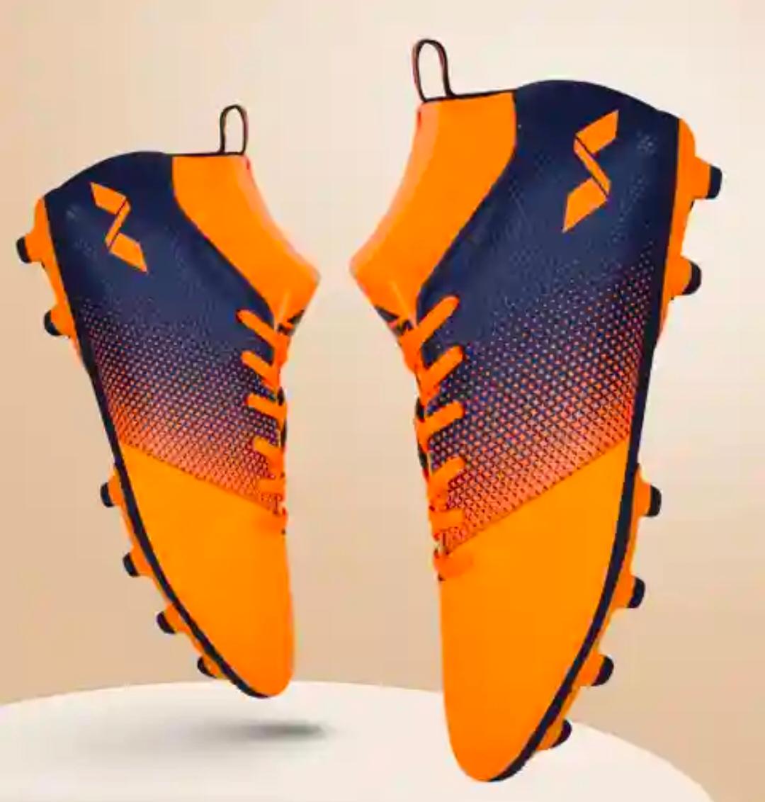 ASHTANG Blaze Pro Football Studs – Orange & Navy