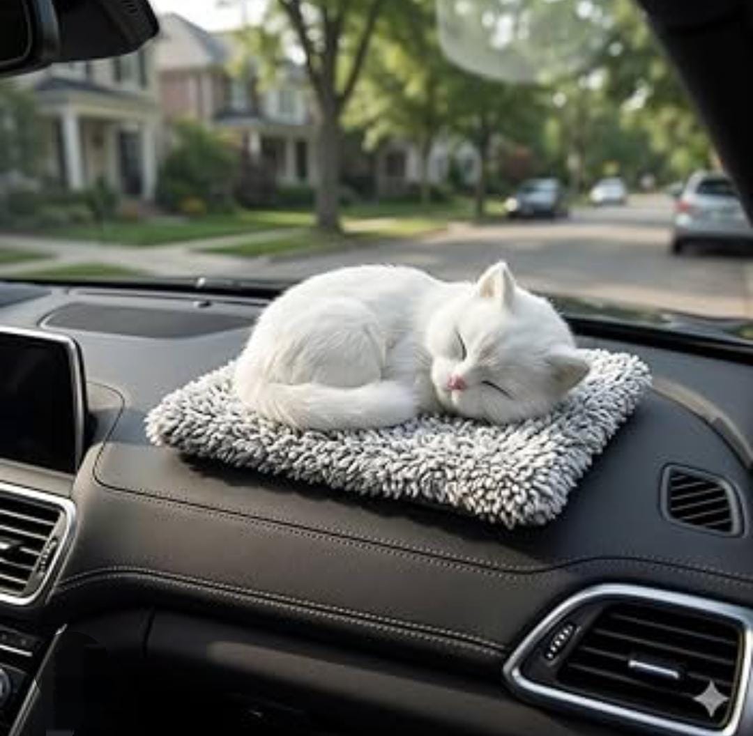 🐱✨ Sleeping Kitty Plush Toy
