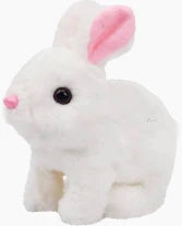 Cute Walking Bunny Toy – Soft Plush Rabbit
