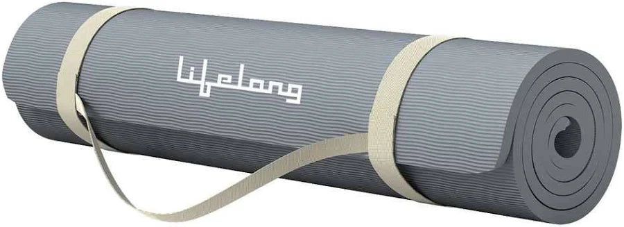 Yoga mats and gym items